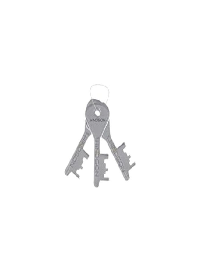 Hindson Atoot 50 Strong Security Padlocks with Smooth Key Operation - Pack of 3 - Image 3